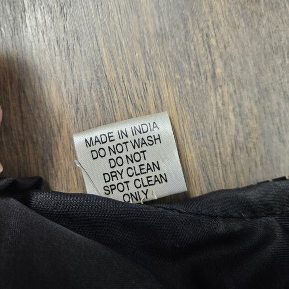 Night Vogue Vintage Dress Silk Sequin Beaded Black Size Small Cocktail - Picture 4 of 10